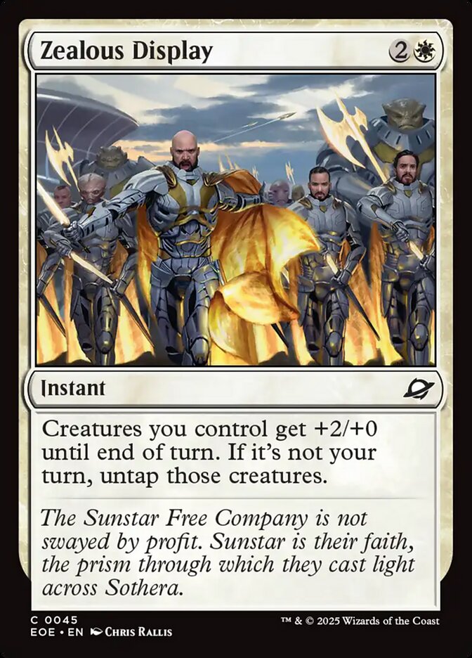 Zealous Display Card Scan