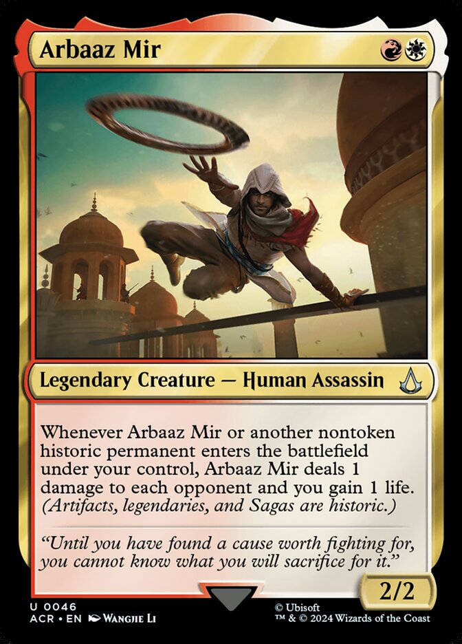 Card Scan of Arbaaz Mir | ACR