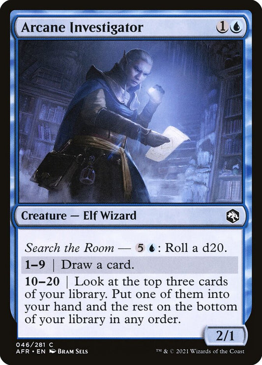 Arcane Investigator | AFR