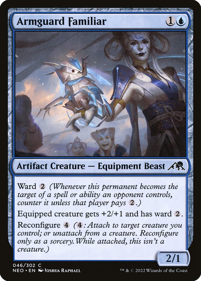 Card Scan of Armguard Familiar | NEO