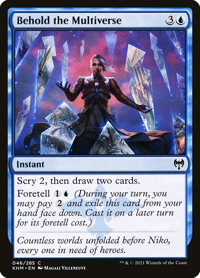 Card Scan of Behold the Multiverse | KHM