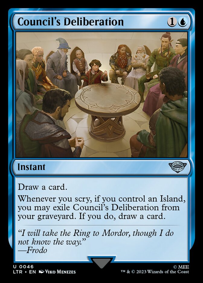 Card Scan of Council's Deliberation | LTR
