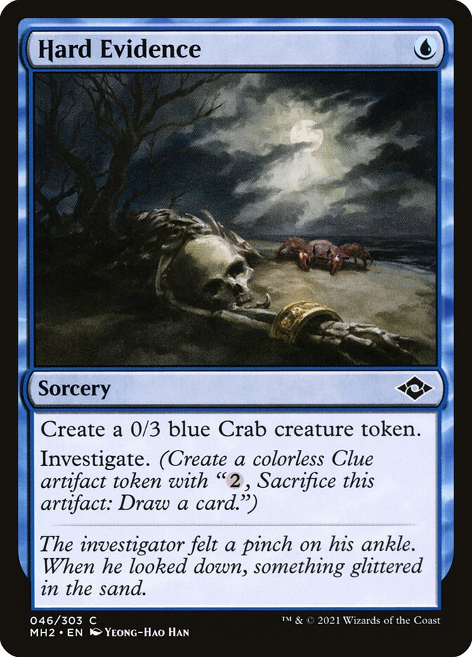 Card Scan of Hard Evidence | MH2