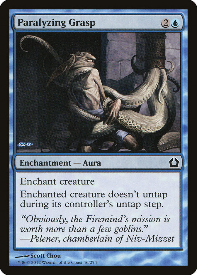Card Scan of Paralyzing Grasp | RTR
