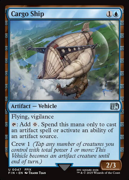 Card Scan of Cargo Ship | FIN