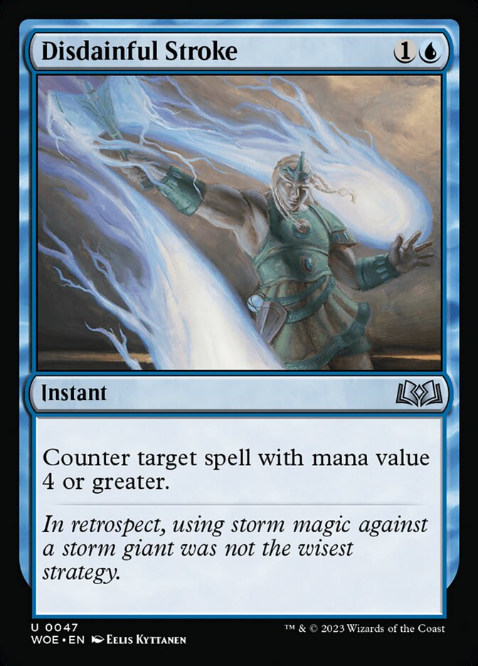 Card Scan of Disdainful Stroke | WOE