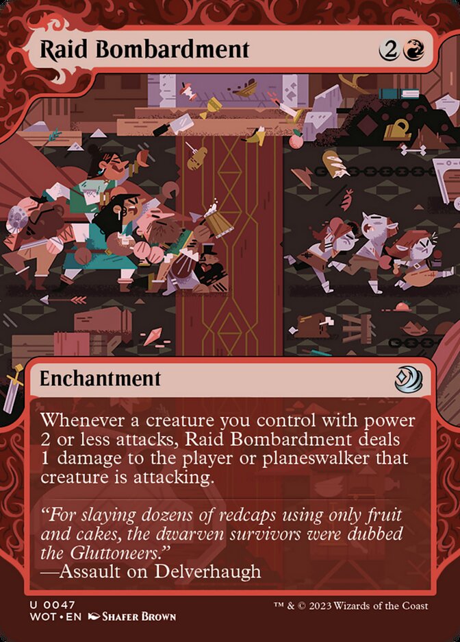 Card Scan of Raid Bombardment | WOT (Enchanting Tales)