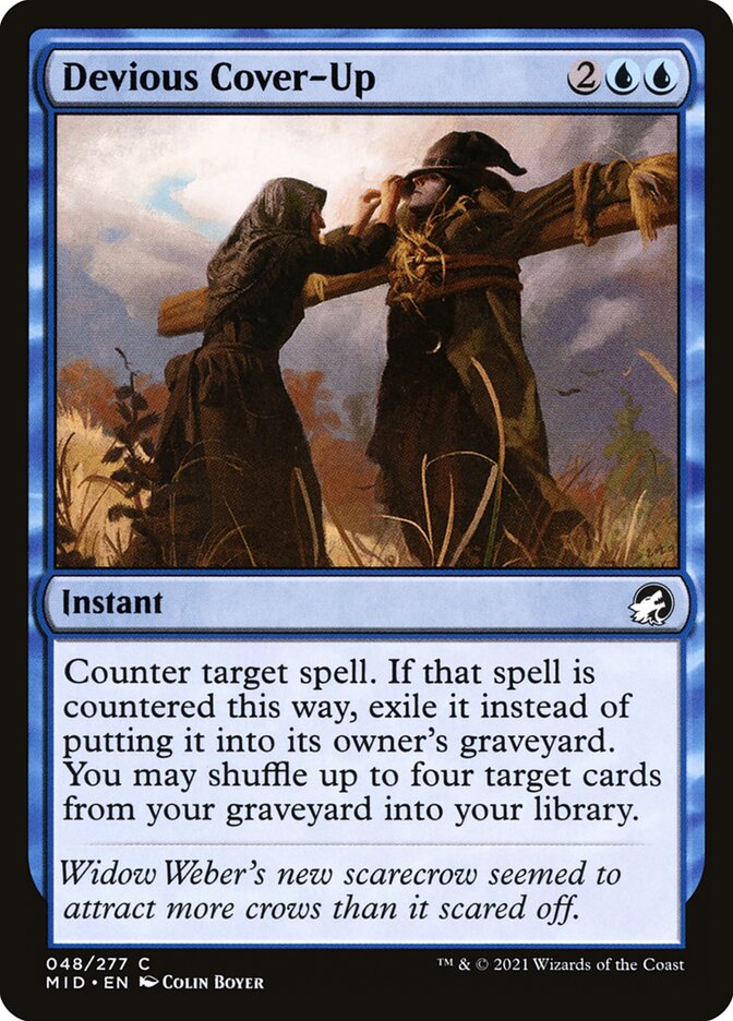 Card Scan of Devious Cover-Up | MID