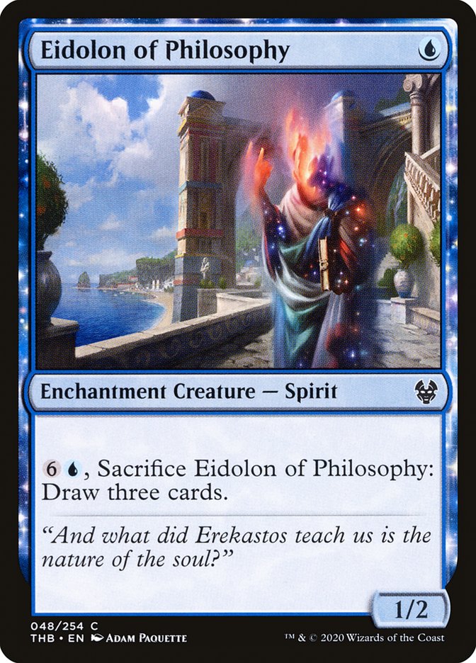Card Scan of Eidolon of Philosophy | THB