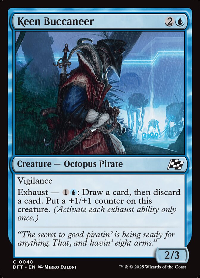 Card Scan of Keen Buccaneer | DFT