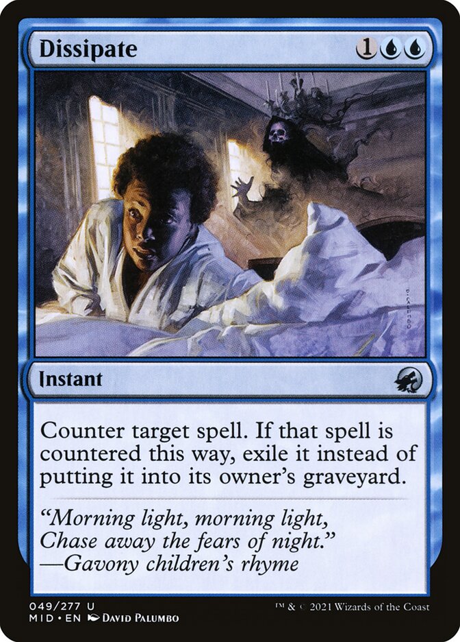 Card Scan of Dissipate | MID