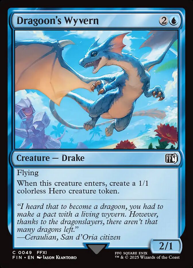 Card Scan of Dragoon's Wyvern | FIN