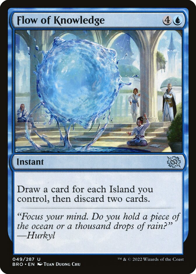 Card Scan of Flow of Knowledge | BRO