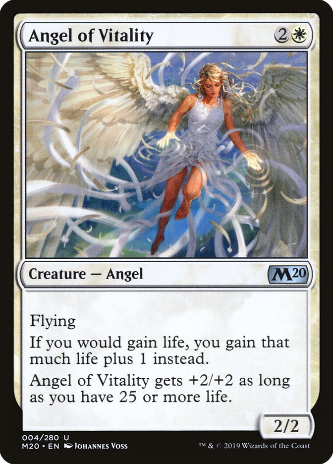 Card Scan of Angel of Vitality | M20