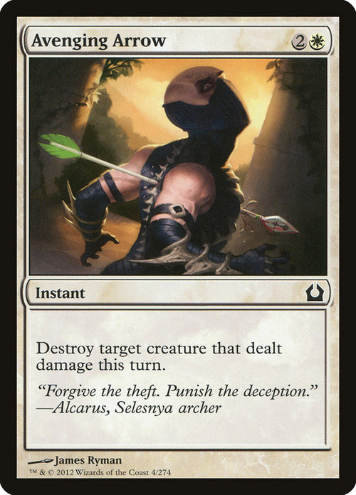 Card Scan of Avenging Arrow | RTR