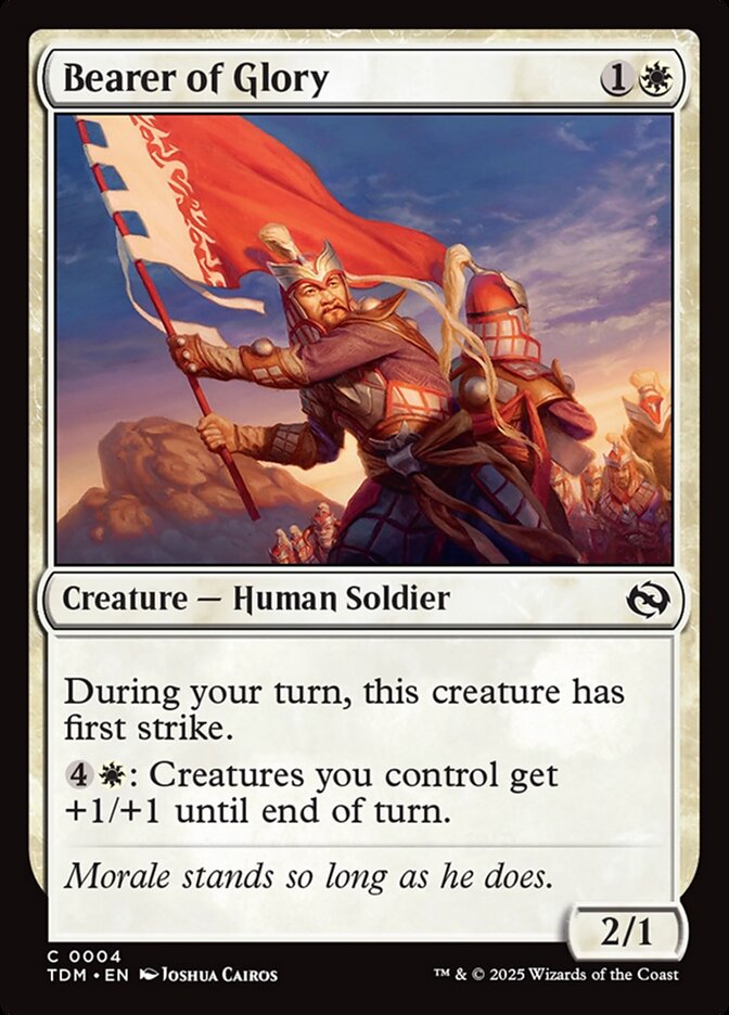 Card Scan of Bearer of Glory | TDM