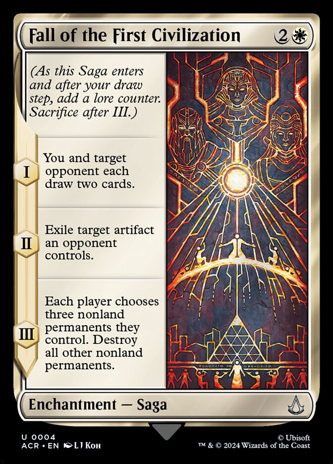Card Scan of Fall of the First Civilization | ACR