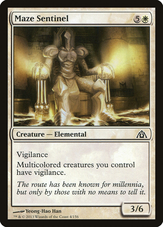 Card Scan of Maze Sentinel | DGM