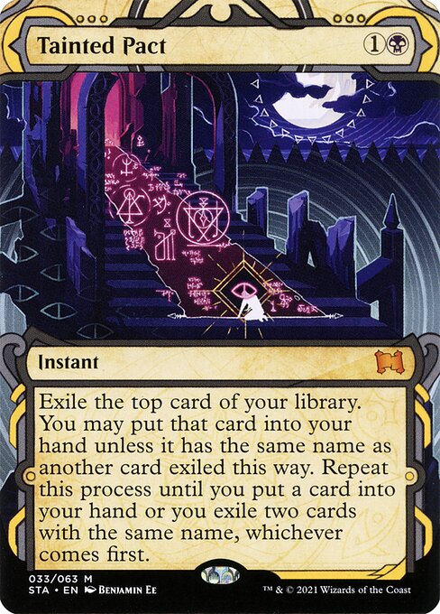 Tainted Pact | STA (Showcase Etched) - Card Scan