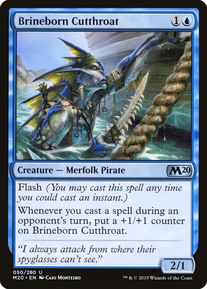 Card Scan of Brineborn Cutthroat | M20