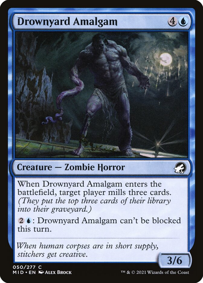 Card Scan of Drownyard Amalgam | MID