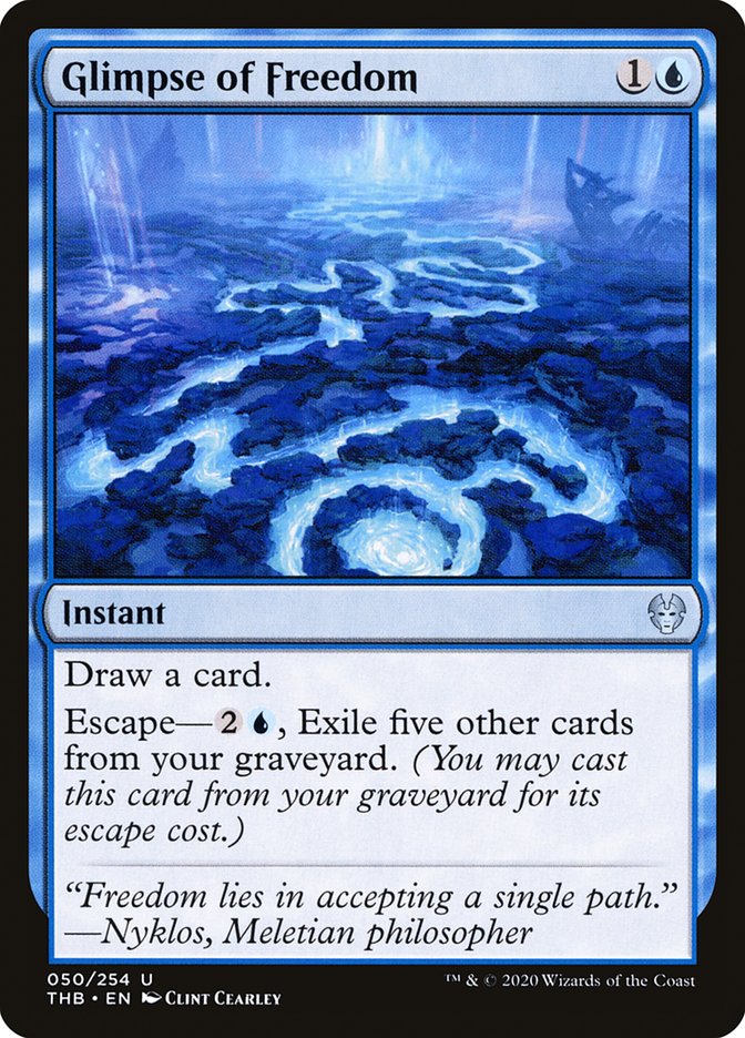 Card Scan of Glimpse of Freedom | THB
