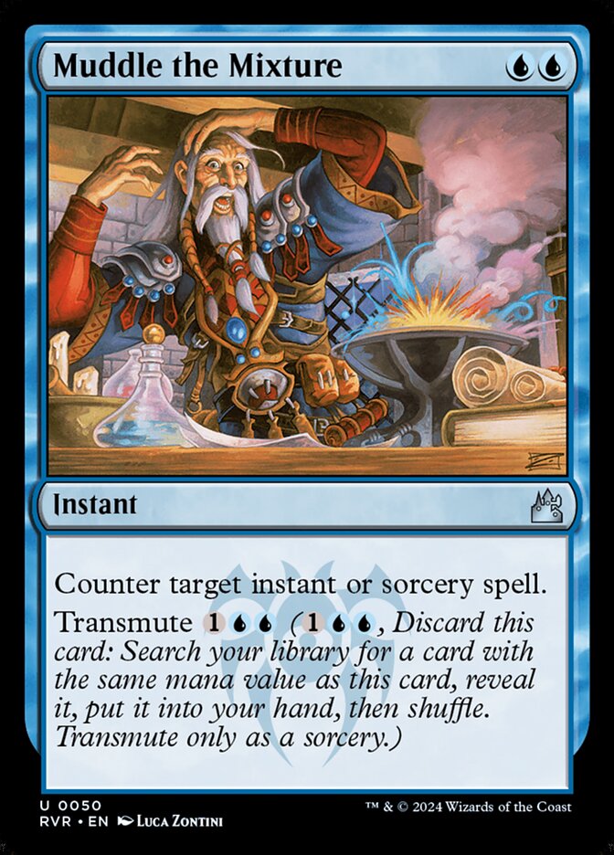 Card Scan of Muddle the Mixture | RVR