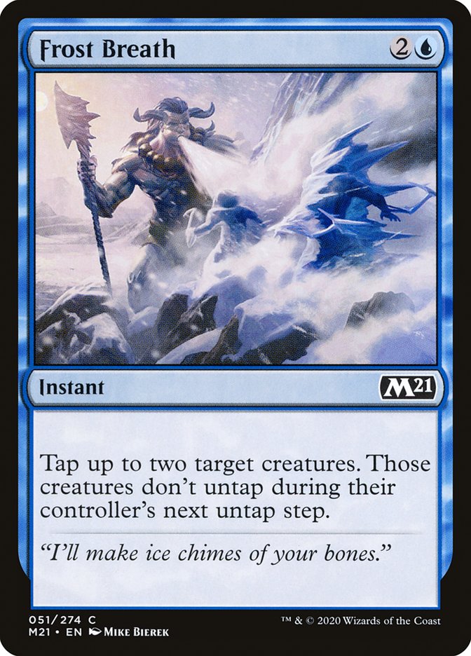 Card Scan of Frost Breath | M21