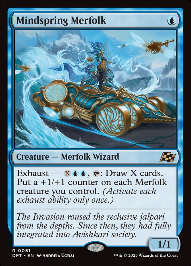Card Scan of Mindspring Merfolk | DFT