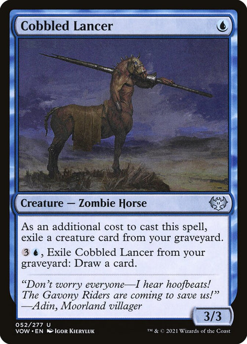 Card Scan of Cobbled Lancer | VOW