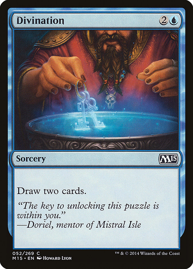 Card Scan of Divination | M15