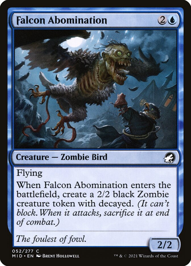 Card Scan of Falcon Abomination | MID