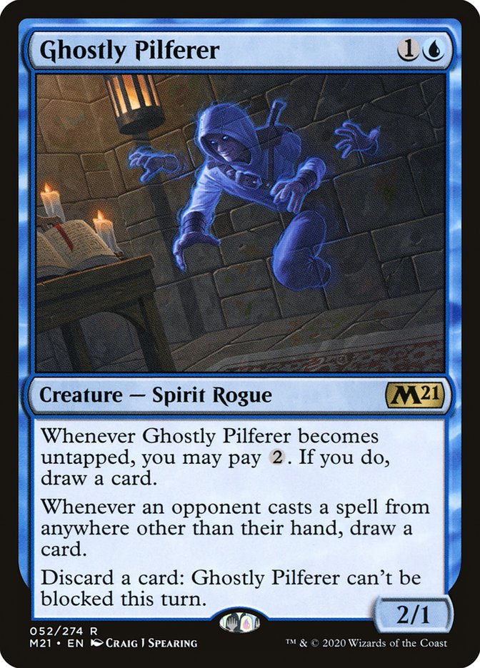 Card Scan of Ghostly Pilferer | M21