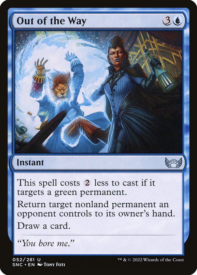 Out of the Way | SNC (Foil) - Card Scan