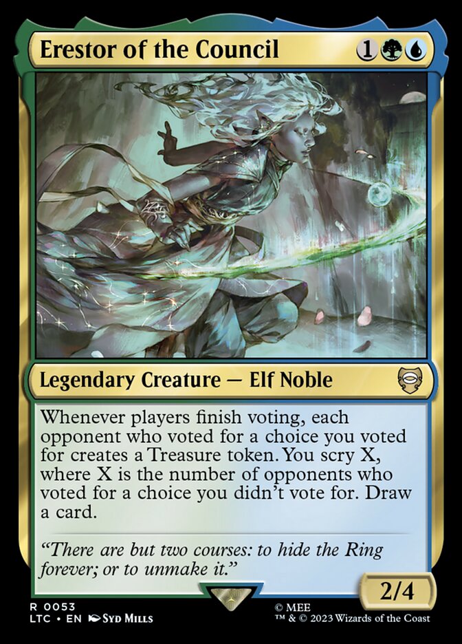 Card Scan of Erestor of the Council | LTC