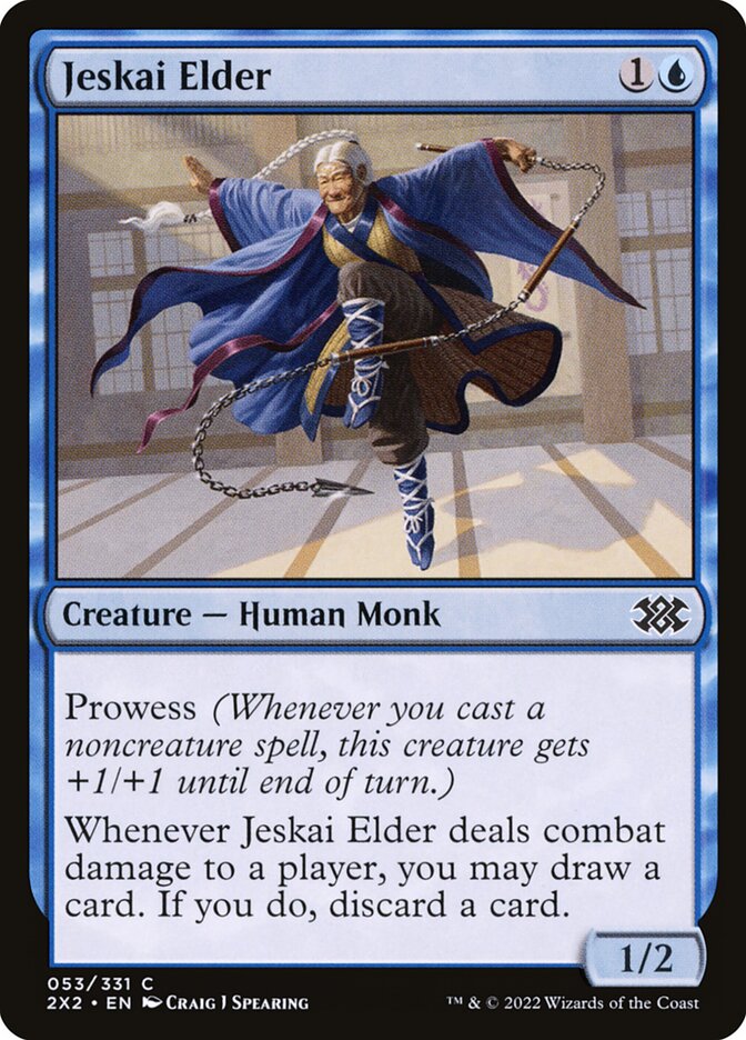 Card Scan of Jeskai Elder | 2X2