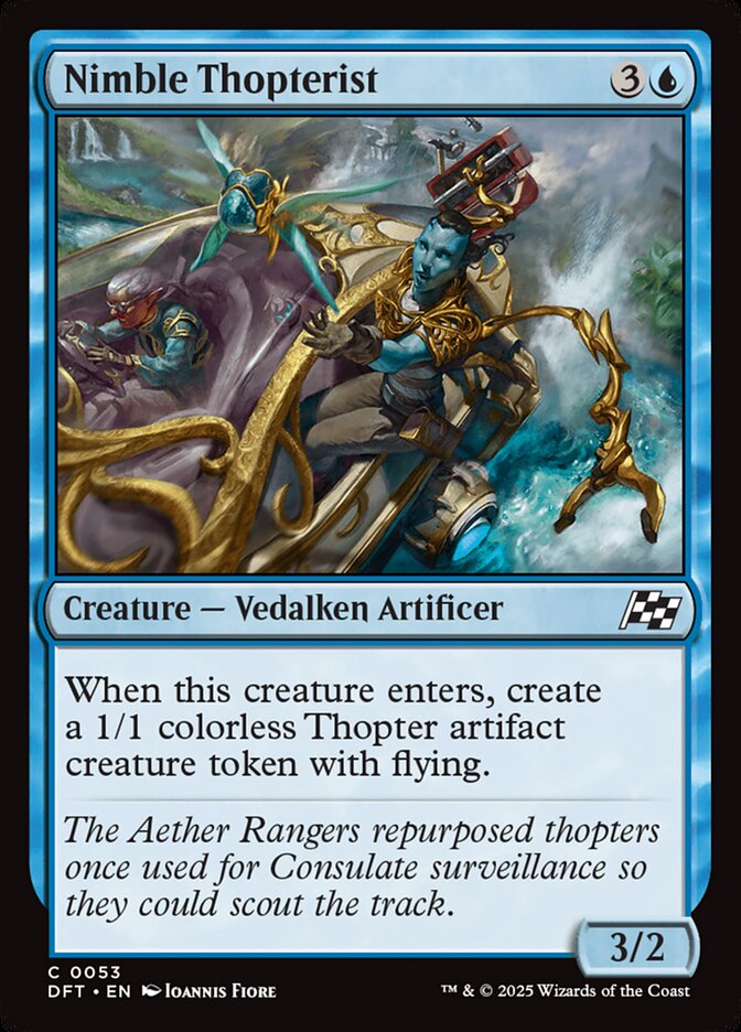 Card Scan of Nimble Thopterist | DFT