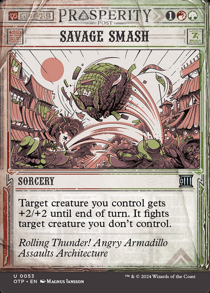 Card Scan of Savage Smash | OTP