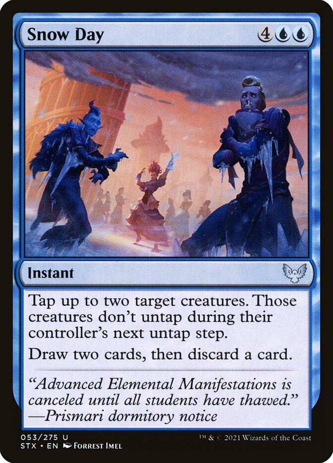 Card Scan of Snow Day | STX