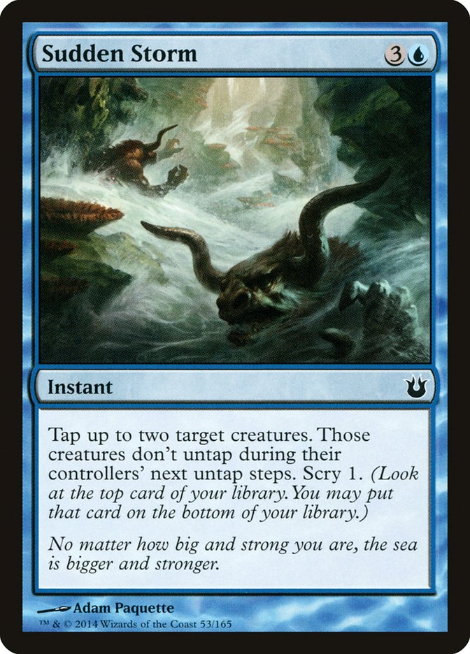 Card Scan of Sudden Storm | BNG