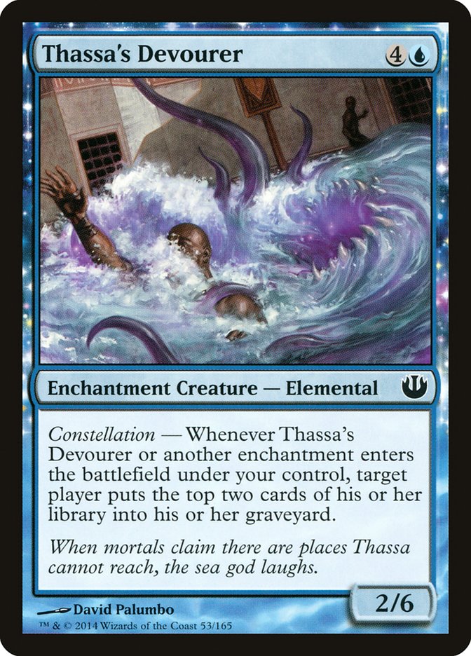 Card Scan of Thassa's Devourer | JOU