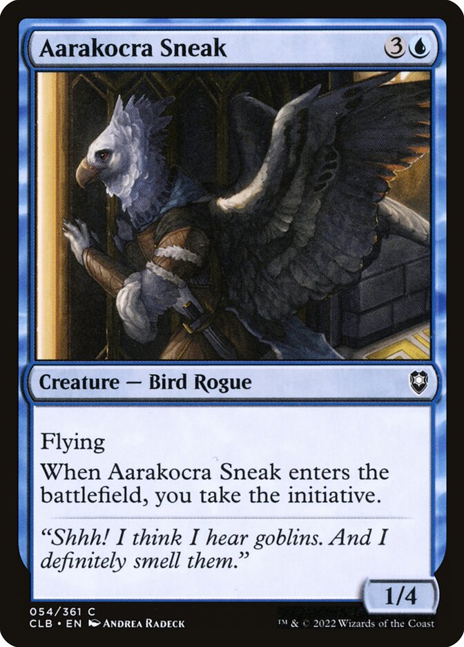 Card Scan of Aarakocra Sneak | CLB