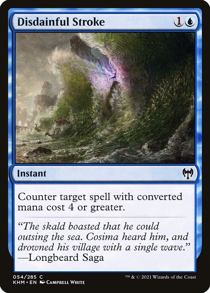 Card Scan of Disdainful Stroke | KHM
