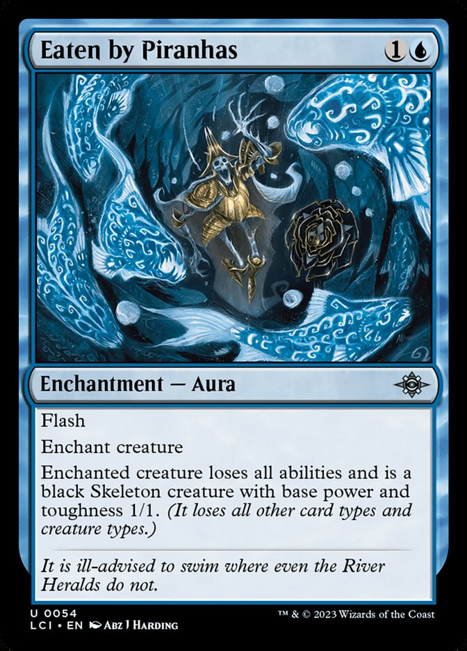Card Scan of Eaten by Piranhas | LCI