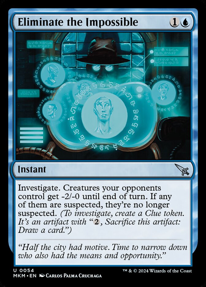Card Scan of Eliminate the Impossible | MKM