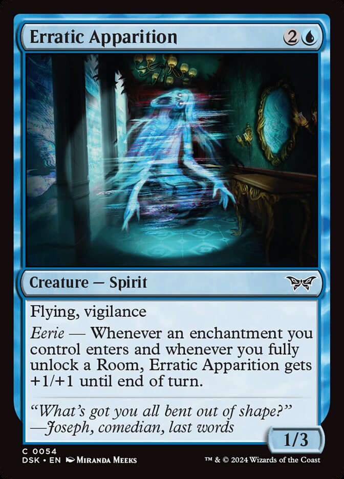 Card Scan of Erratic Apparition | DSK