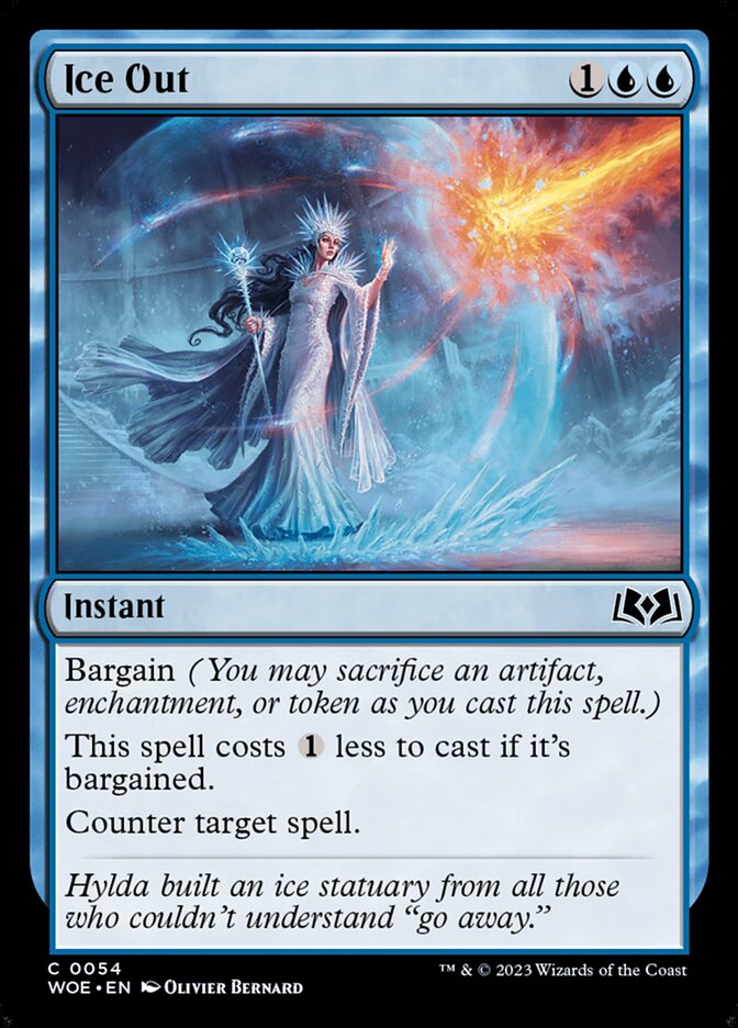 Card Scan of Ice Out | WOE