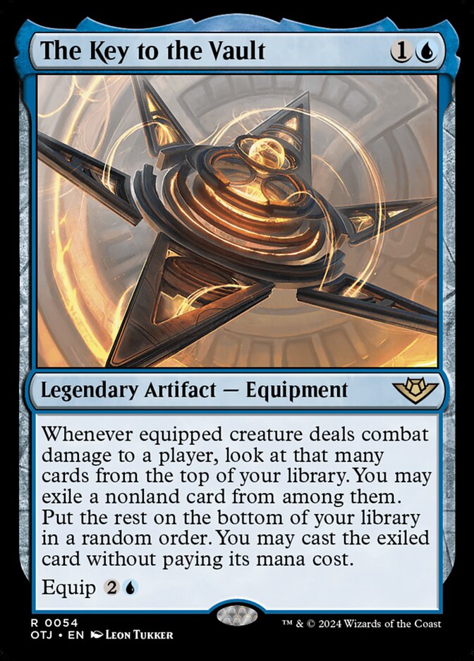 Card Scan of The Key to the Vault | OTJ