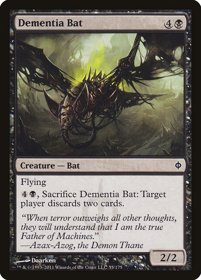 Card Scan of Dementia Bat | NPH