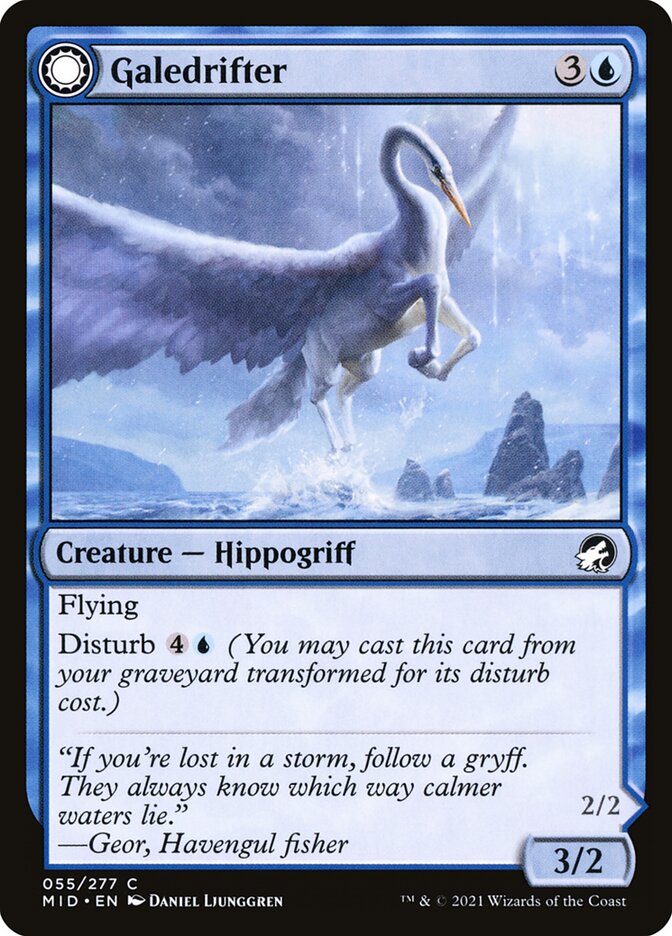 Card Scan of Galedrifter // Waildrifter | MID